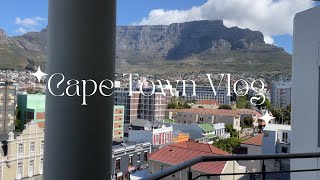 Cape Town Vlog pt1. Bike ride on the promenade, beach, museum and coffee date. #travelvlog