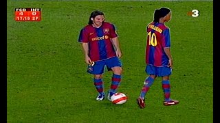 When Lionel Messi Outshined Ronaldinho