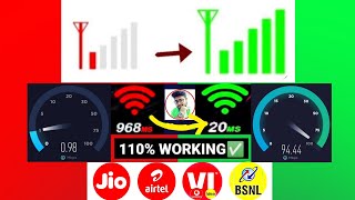 MUST DO SETTINGS ! ⭐ ( Jio, Airtel, Vi, Bsnl ) & (FIX) ✅ Slow Net Problem & Network Problem Solution