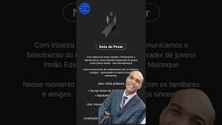 #falecimentoccb, Irmão Edson Gabriel cooperador de Jovens da Congregação na Vila Nova Mairinque