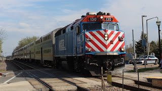 Evening Metra Trains At Crystal Lake (04/15/23)