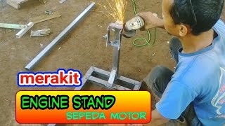 proses pembuatan ENGINE STAND sepeda motor.|| BSA motorcycle