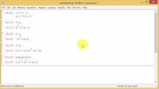 wxMaxima Combining Functions (Add, Subtract, Multiply, Divide, Composition)