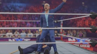 THE PRESIDENTS PLAY WWE2K24 AND ONE WENT TO THE HOSPITAL!!!