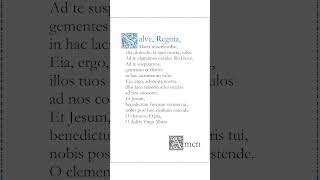 SALVE REGINA #shorts #SHORT  #religion #christianhymn