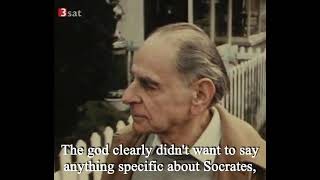 Popper on Socrates vs Plato 1979