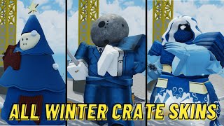 ALL NEW WINTER CRATE SKINS IN ARSENAL (Roblox Arsenal)