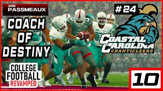 Clashing with #13 Coastal | Coach of Destiny Series | NCAA Football 14 Revamped Dynasty | Ep. 10