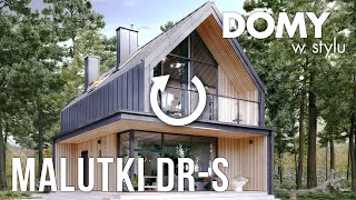 Projekt domu Malutki dr-S - widok 360º