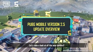 New 2.5 update reveal 🔥| PUBG mobile 5th anniversary | cool features🧊