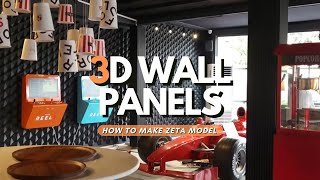 3D Wall |  ZETA Modeli montaj videosu | Duvar Kaplama Fikirleri | 3 Boyutlu Duvar Dekorasyonu