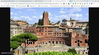 Il Foro traiano e la basilica Ulpia