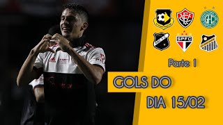 GOLS DO DIA 15/02/23 DOS ESTADUAIS E CAMPEONATOS EUROPEUS - Parte 1