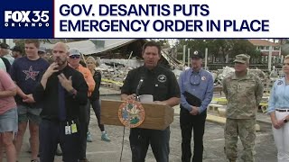 Hurricane Helene aftermath: DeSantis speaks in Steinhatchee, Florida