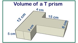 Volume of T prism