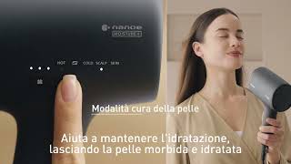 Panasonic Phon EH-NA0J: diverse modalità per capelli, cuoio capelluto e pelle