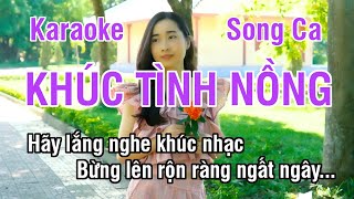 Khúc Tình Nồng Karaoke ❖ Nhạc Sống Hay Song Ca (Đô Thứ) ► Karaoke Lê Thiết