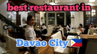 Fine dining in Davao - Best restaurant in Mindanao