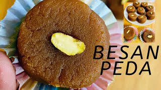 HOW TO MAKE BESAN PEDA || BESAN BARFI RECIPE IN MALAYALAM || SWEET RECIPE ||