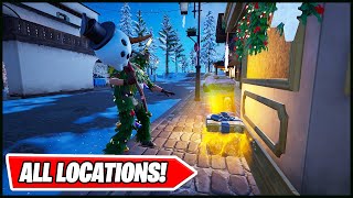 Assist in Searching Winterfest Present containers found around the map | Fortnite Winterfest Quest