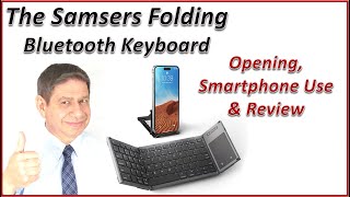 Samsers Folding Bluetooth Keyboard with Touch pad Review