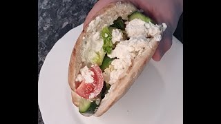 Gefüllte Pitabrote mit Gyros