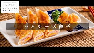 簡単時短deあと一品！「ハムチーズ餃子」【日本イチ丁寧なレシピ動画】