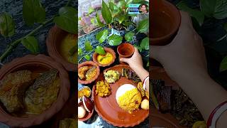 Bengali Thali 💗Traditional Bengali Thali 💗Perfect Bengali Thali Birthday Special #shorts #trending