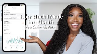 How I was able to Make 5 Figures a Month as a Custom Wig Maker…? | ROGUE TO 100k Monthly Update