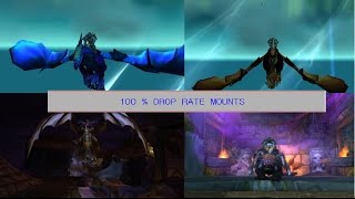 4 Mounts mit einer 100% drop chance rate - World of Warcraft - Mount Guide #1  [german/deutsch]