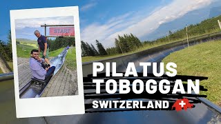 Longest Summer Toboggan (Mountain Coaster) run in Switzerland | Adventure at Mt. Pilatus, Luzern