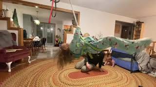 Canadian Family Bolts Anchor To Ceiling In Order To Create Epic Swing For Daughter