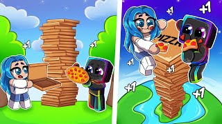 CONSTRUÍMOS A MAIOR TORRE DE PIZZA DO ROBLOX!