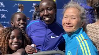 2019 Boston Marathon - Meeting with the Elites!