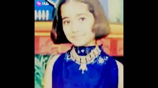 Childhood and young pics asha negi