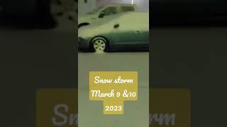 #snowstorm // #march2023