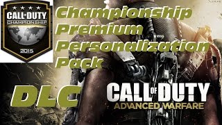 Call Of Duty Advanced Warfare: Championship Premium Personalization Pack DLC