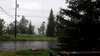 My life in Arctic(17)Heavy rain-July 29/16 Norman well-NT