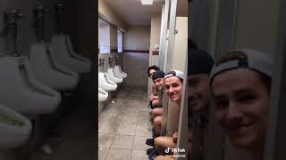 Fraternity bathroom