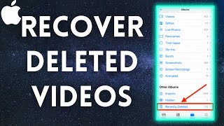 How To Recover Deleted Videos On iPhone Without Backup - Recover Deleted Videos (2021)