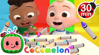 JJ and Cody's Rainbow Color Time | Playdate With Cody | CoComelon Kids Songs & Nursery Rhymes