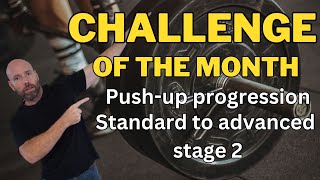 Push-up progressions Standard to advanced