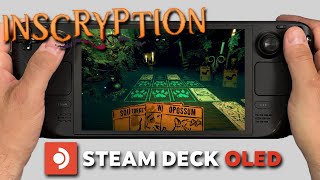 Inscryption | Steam Deck Oled Gameplay | Steam OS | Would You Play It?