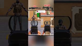 SLR vs Vector damage 😱 #pubgmobile #bkrtt #pubgtipsandtricks