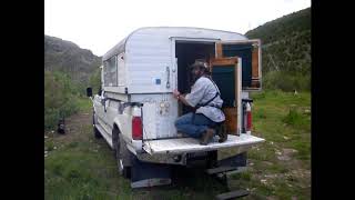 CAR CAMPING IN MY SUBARU LEGACY L WAGON!  ROCKY MOUNTAINS!  GOPHER CAMP!  ALASKAN CAMPER!