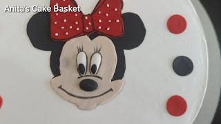 Mickey mouse cake decoration/ Mickey mouse cake design/ simple cake decoration for boys