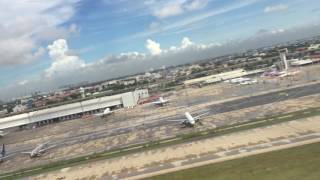 Take Off from Don Mueang Airport Bangkok (DMK) Thai AirAsia FD610 reg HS-BBP A320