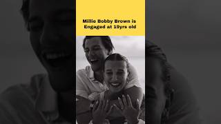 Millie Bobby Brown is engaged at 19yrs old 🔶 #milliebobbybrown #strangerthings