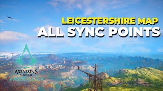 ASSASSIN'S CREED VALHALLA All Synchronization Points Ledecestrescire Map