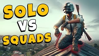 SOLO VS SQUADS AK META?!! PUBG Console XBOX PS5 PS4